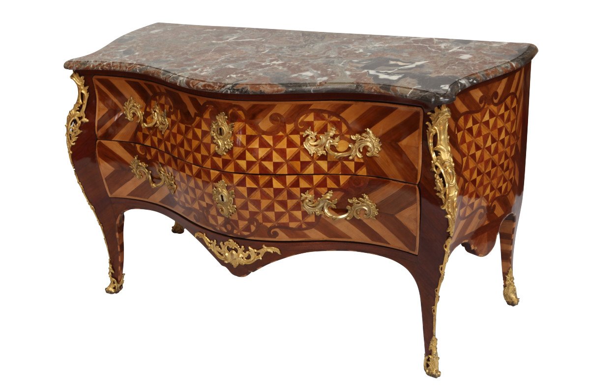 Commode Louis XV Estampillée François Fleury -photo-3