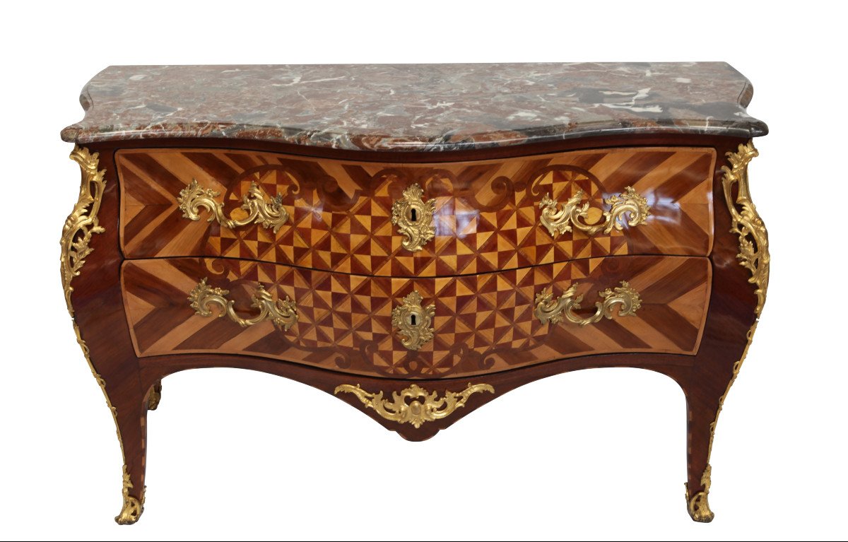 Commode Louis XV Estampillée François Fleury 