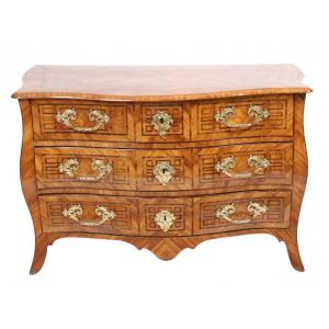 Louis XV Chest Of Drawers With Wooden Top