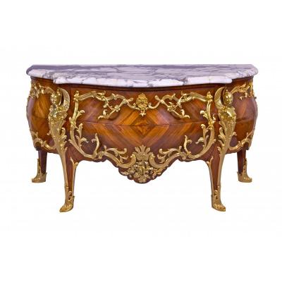 Louis XV Style Commode Attributed To Francois Linke