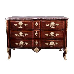 Mazarine Chest Of Drawers With Crossbow Front