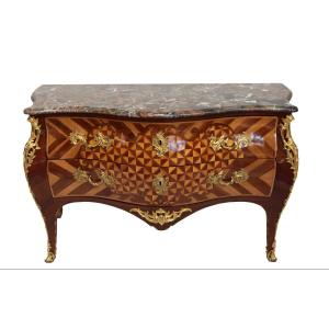 Commode Louis XV Estampillée François Fleury 