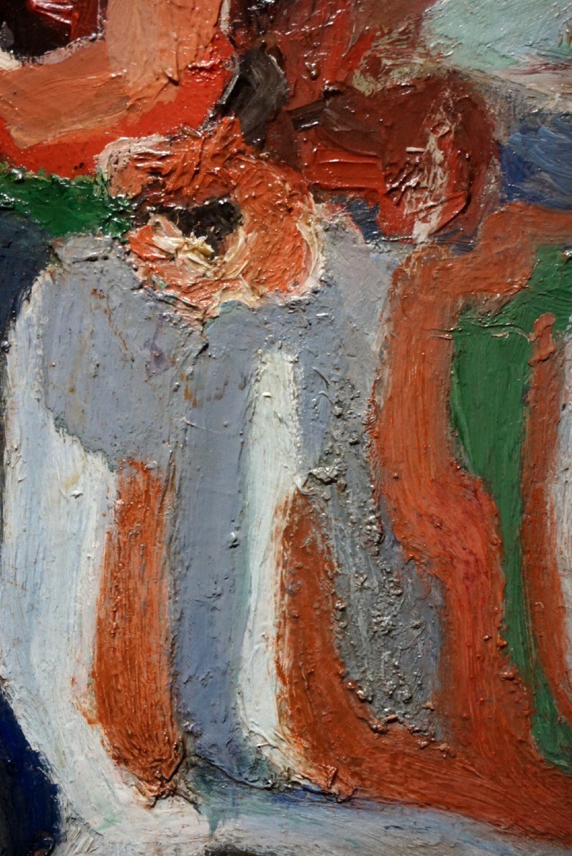 G. BRUN-ALBERSPY / bouquet de Coquelicots / Salon des Indépendants 1967 / Paris-photo-2
