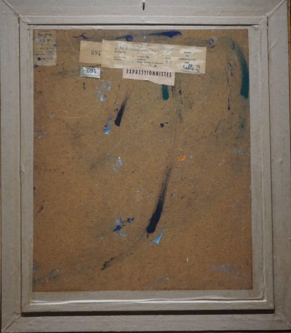 G. BRUN-ALBERSPY / bouquet de Coquelicots / Salon des Indépendants 1967 / Paris-photo-3