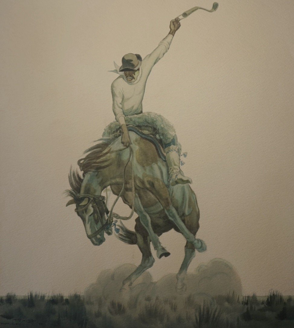 Latin American Art / Tito Saubidet / Gaucho De Las Pampas / Dated 1935-photo-4