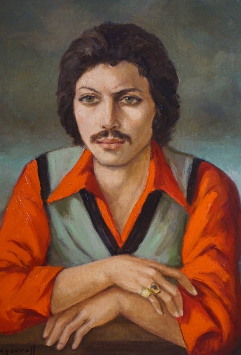 Anatola Soungouroff (1911-1982) / Jimmy In 1976 / Oil On Canvas