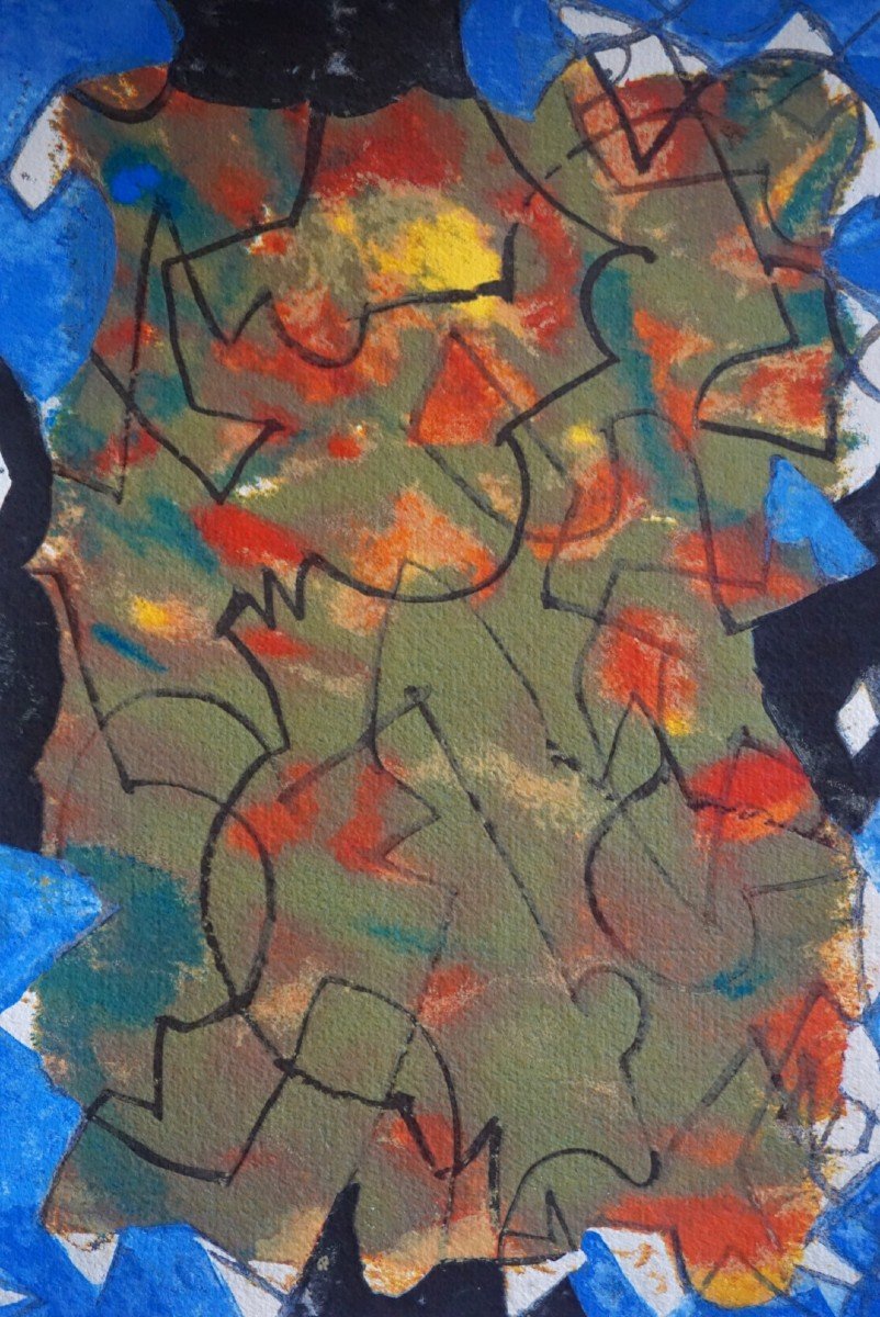 MARK TOBEY (1890-1976) / GLOWING FALL / 1975 / LITHOGRAPHIE / SIGNÉE ET NUMÉROTÉE