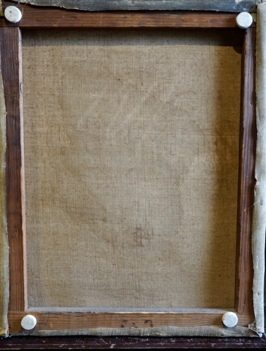 JOHN-LEWIS SCHONBORN (1852-1931) / VACHE AU PRÉ / FIN XIX ème siècle/HUILE SUR TOILE-photo-7
