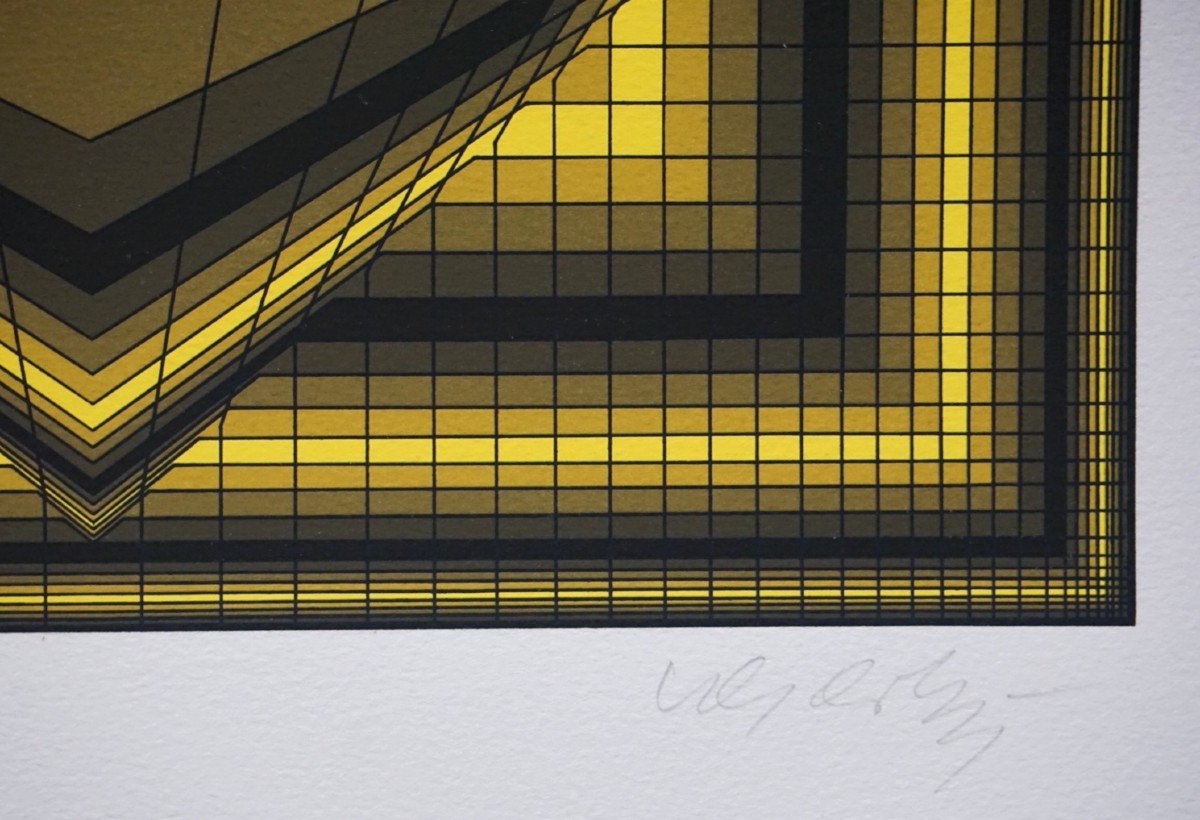 VICTOR VASARELY (1906-1997) / SERIGRAPHIE SIGNÉE -photo-1