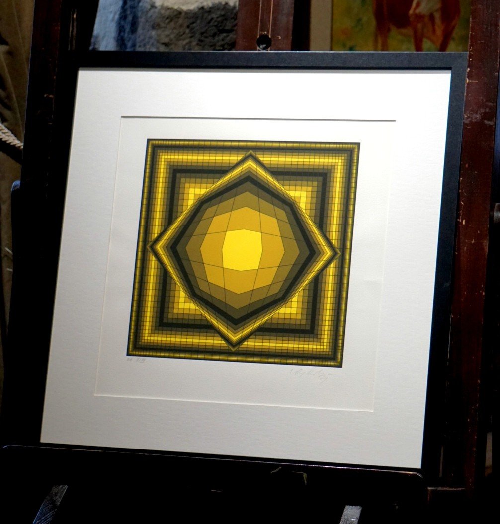 VICTOR VASARELY (1906-1997) / SERIGRAPHIE SIGNÉE -photo-3