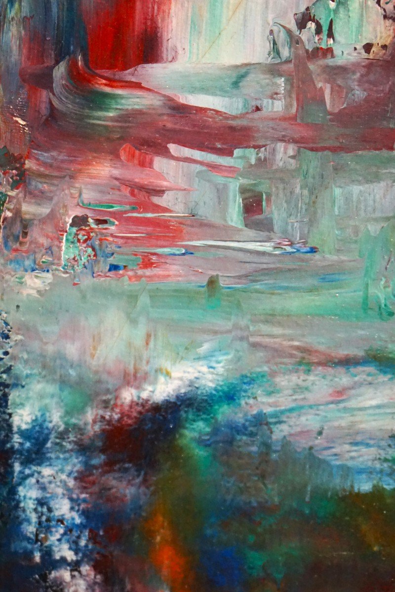POUCETTE DE SAINT GERMAIN / LE PETIT ÂNE / huile sur papier-photo-5