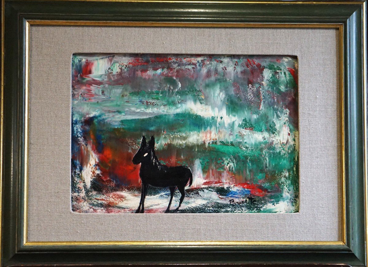 Thumble Of Saint German / The Little Donkey / Oil On Paper