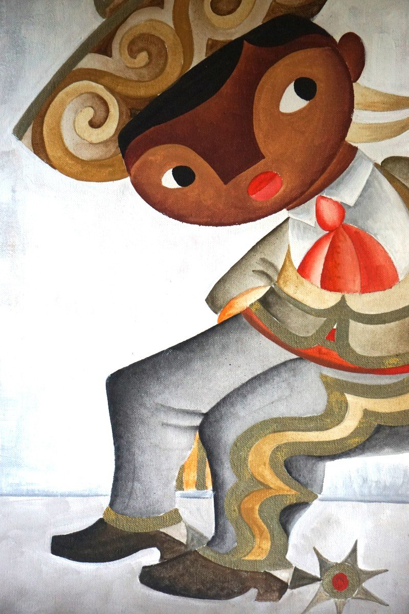 Mexican School / Young Mexican “charro” / José Maria De Servin (1917-1983)-photo-4