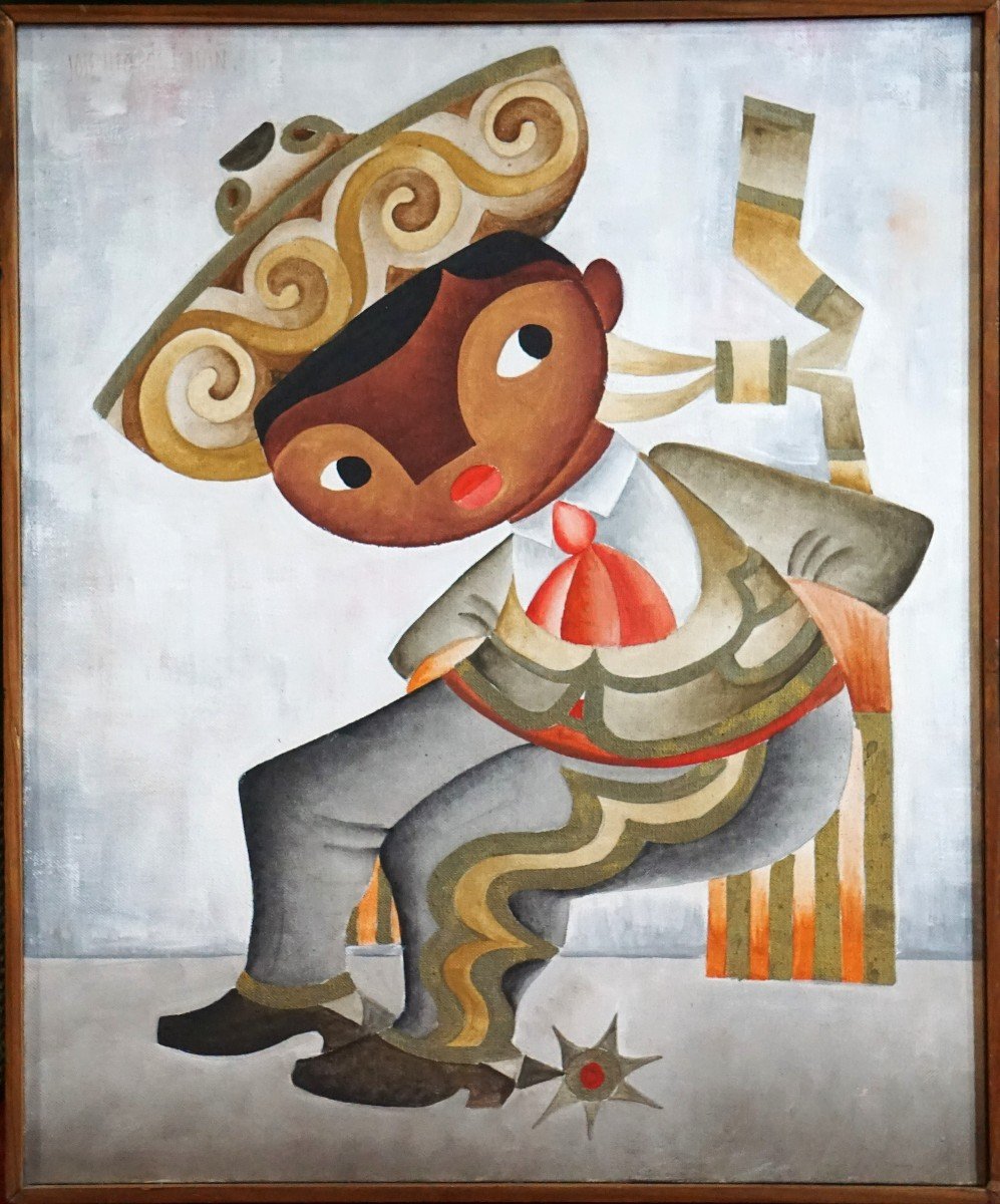 Mexican School / Young Mexican “charro” / José Maria De Servin (1917-1983)-photo-5