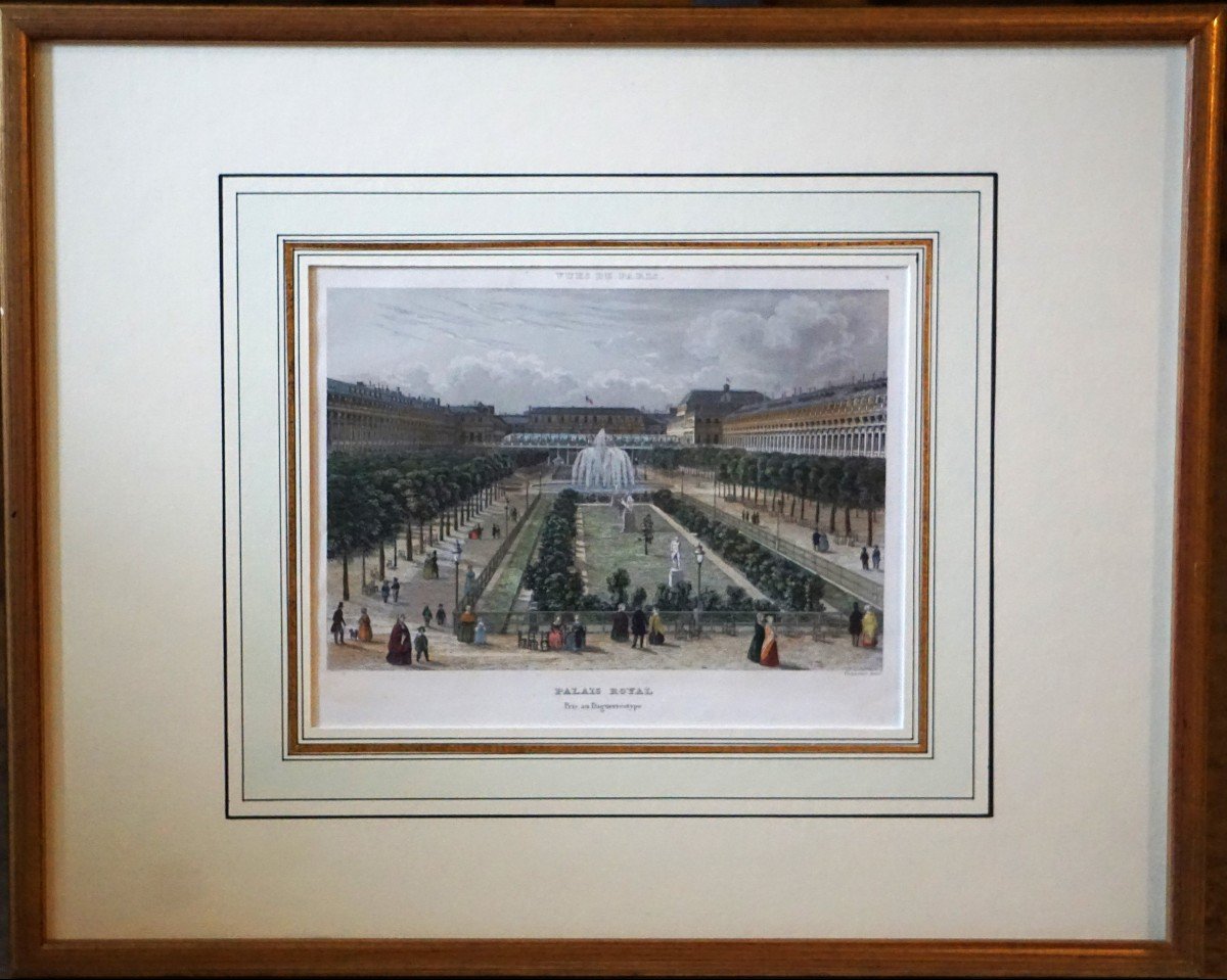 Royal Palace / Paris / Circa 1850 / Etching-photo-2