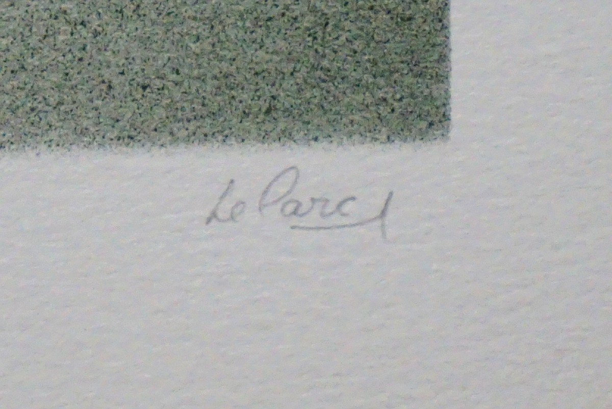 Julio Le Parc (1928) / Signed And Numbered Lithograph -photo-1