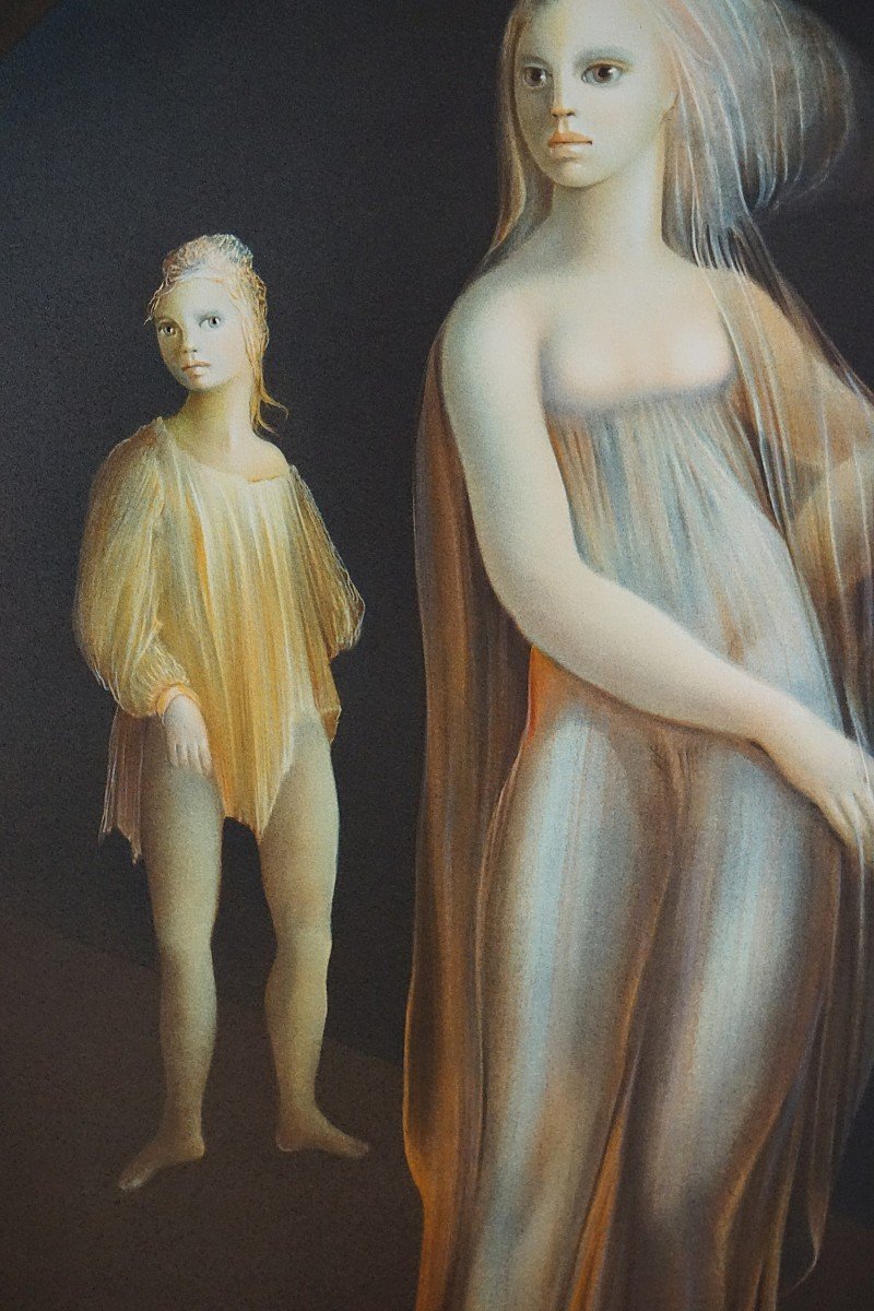 Leonor Fini (1908-1996) / "carrefour d'Hécate" / Signed Litograph /-photo-2