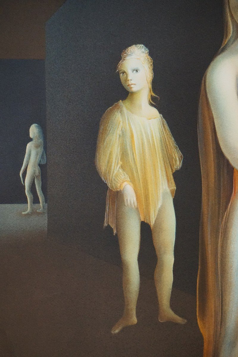 Leonor Fini (1908-1996) / "carrefour d'Hécate" / Signed Litograph /-photo-3