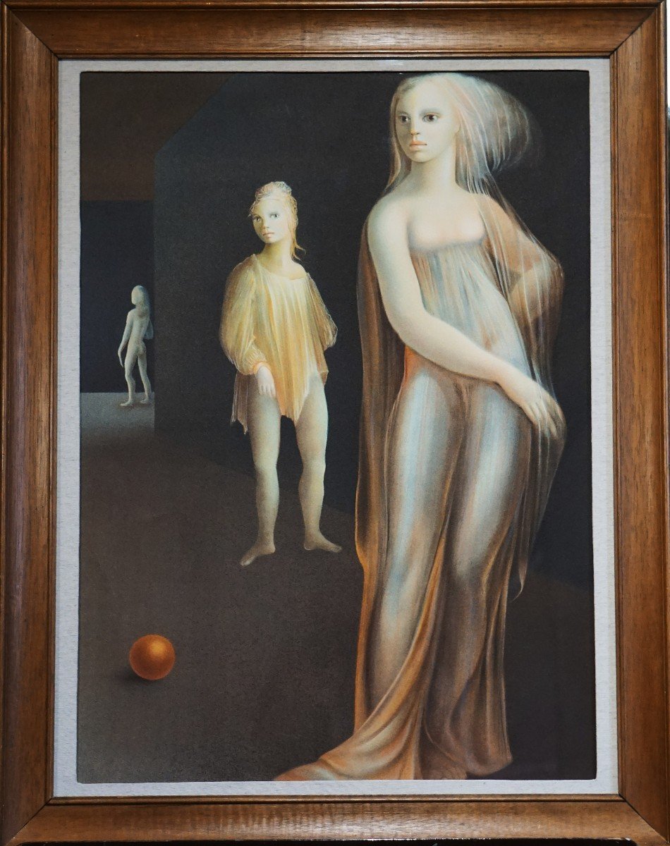 Leonor Fini (1908-1996) / "carrefour d'Hécate" / Signed Litograph /-photo-4