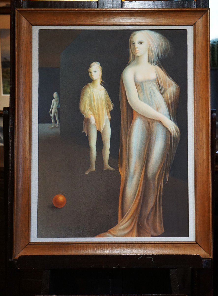 Leonor Fini (1908-1996) / "carrefour d'Hécate" / Signed Litograph /-photo-5