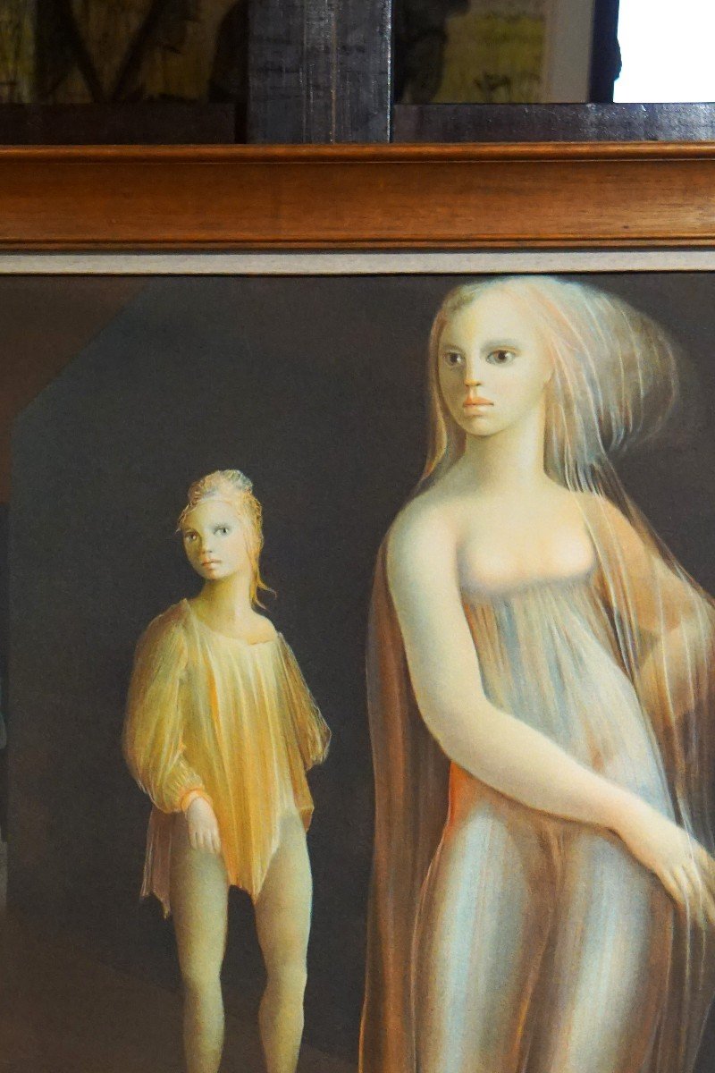 Leonor Fini (1908-1996) / "carrefour d'Hécate" / Signed Litograph /-photo-7