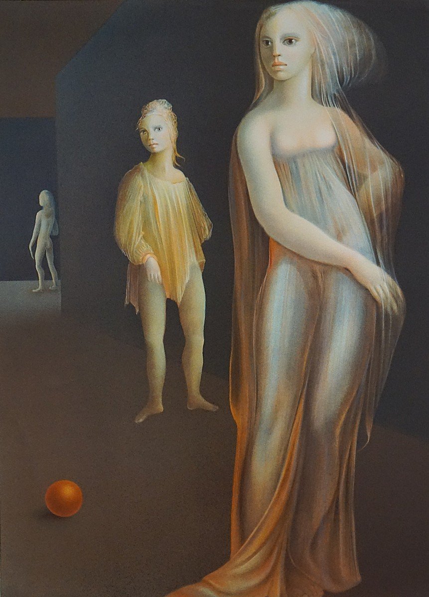 Leonor Fini (1908-1996) / "carrefour d'Hécate" / Signed Litograph /