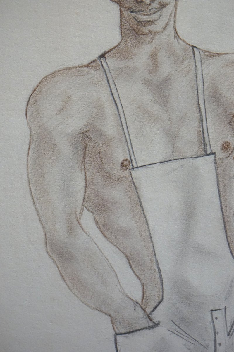 G. SCOT / ANNÉES 50 / DER KREIS / LE CERCLE / dessin / KUNST UND STIL DER 50ER JAHRE / Zeichnun-photo-4