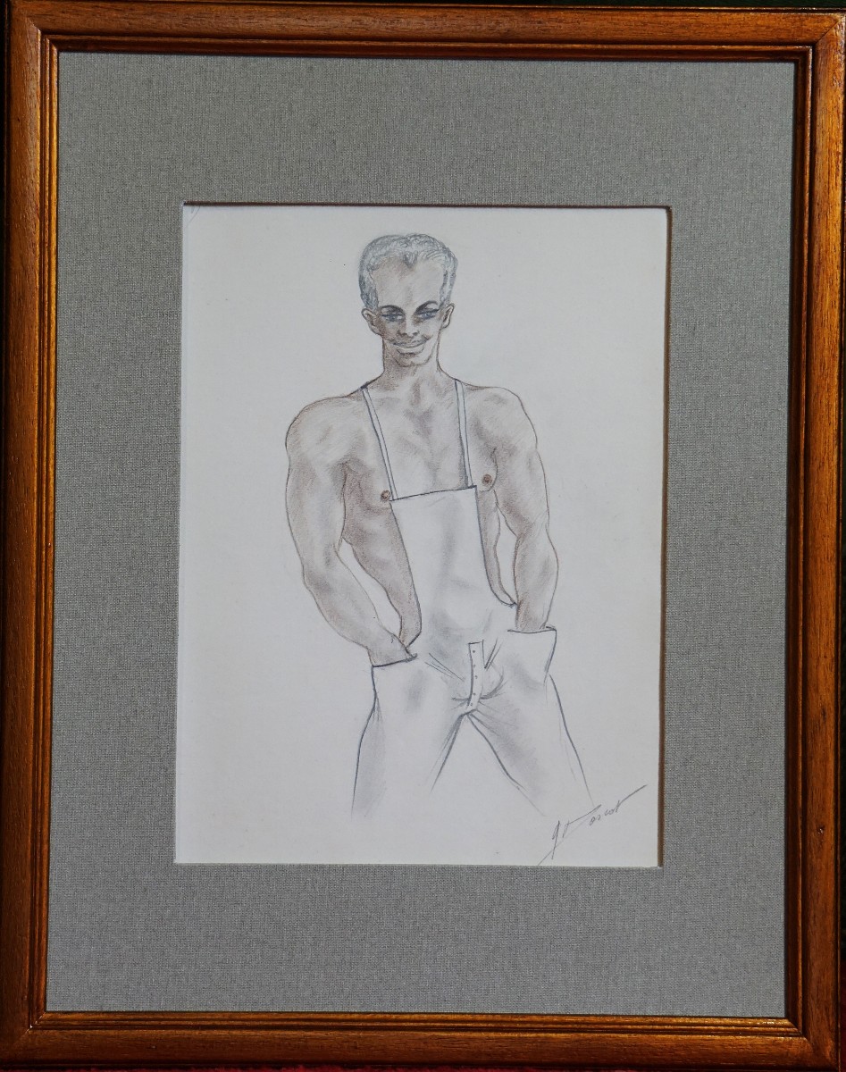 G. SCOT / ANNÉES 50 / DER KREIS / LE CERCLE / dessin / KUNST UND STIL DER 50ER JAHRE / Zeichnun-photo-2