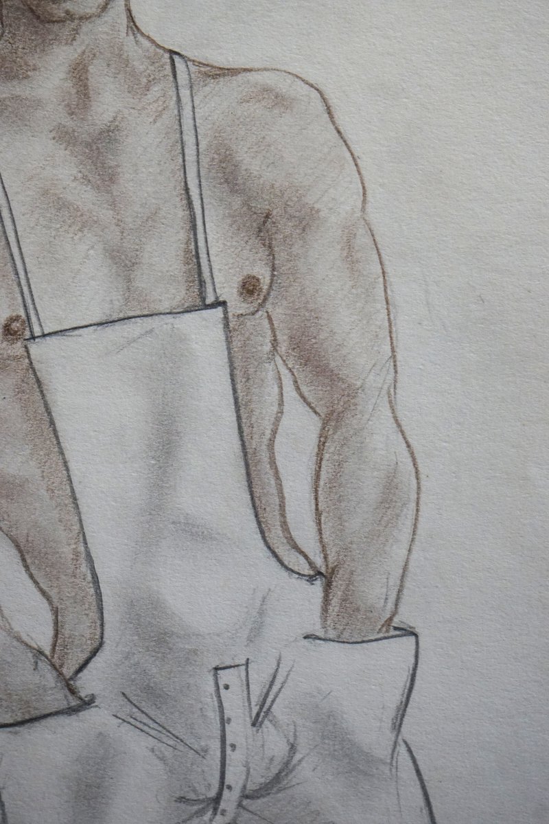 G. SCOT / ANNÉES 50 / DER KREIS / LE CERCLE / dessin / KUNST UND STIL DER 50ER JAHRE / Zeichnun-photo-1