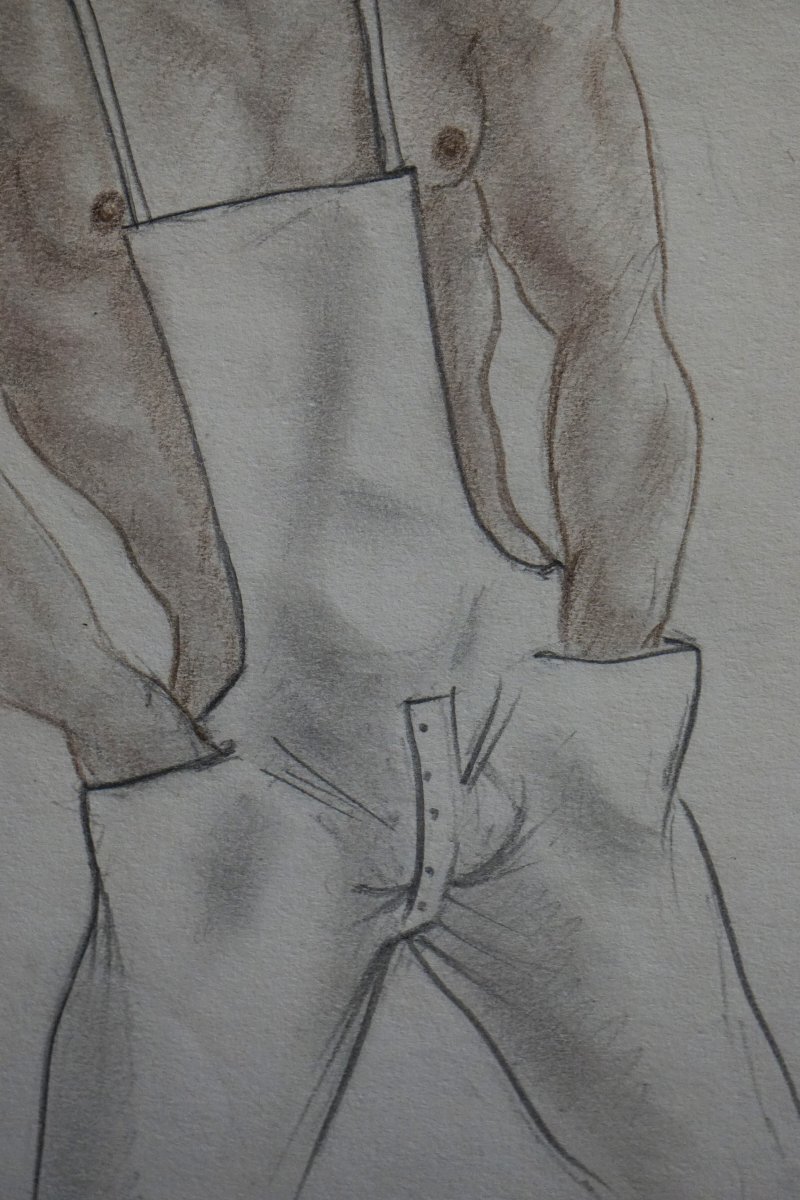G. SCOT / ANNÉES 50 / DER KREIS / LE CERCLE / dessin / KUNST UND STIL DER 50ER JAHRE / Zeichnun-photo-2