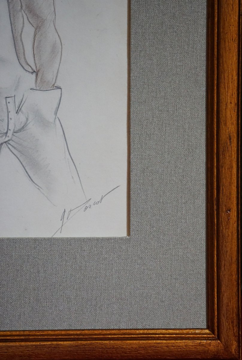 G. SCOT / ANNÉES 50 / DER KREIS / LE CERCLE / dessin / KUNST UND STIL DER 50ER JAHRE / Zeichnun-photo-5