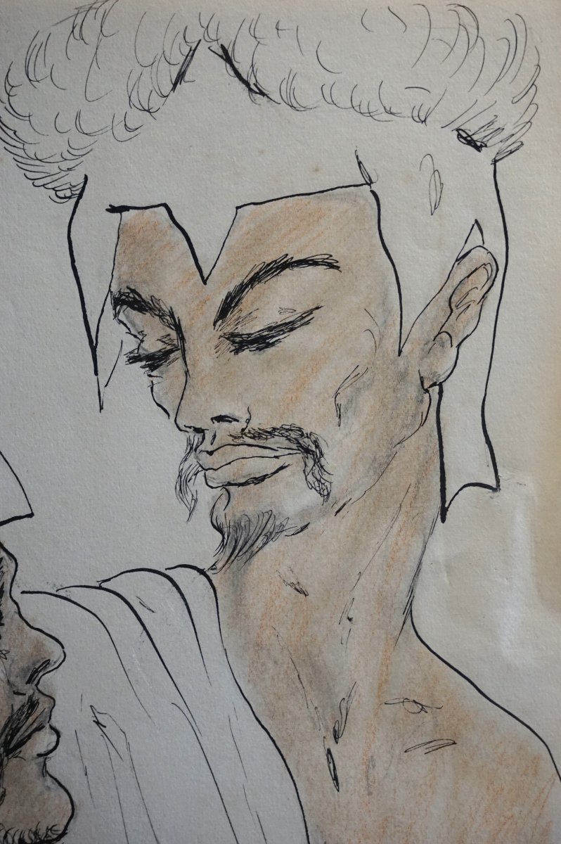 G. Scot / 50's / Der Kreis / The Circle / Drawing / Kunst Und Stil Der 50er Jahre / Zeichnun-photo-4
