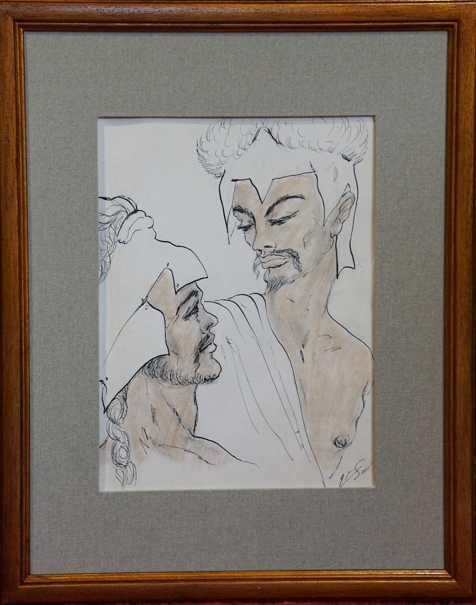 G. Scot / 50's / Der Kreis / The Circle / Drawing / Kunst Und Stil Der 50er Jahre / Zeichnun-photo-6