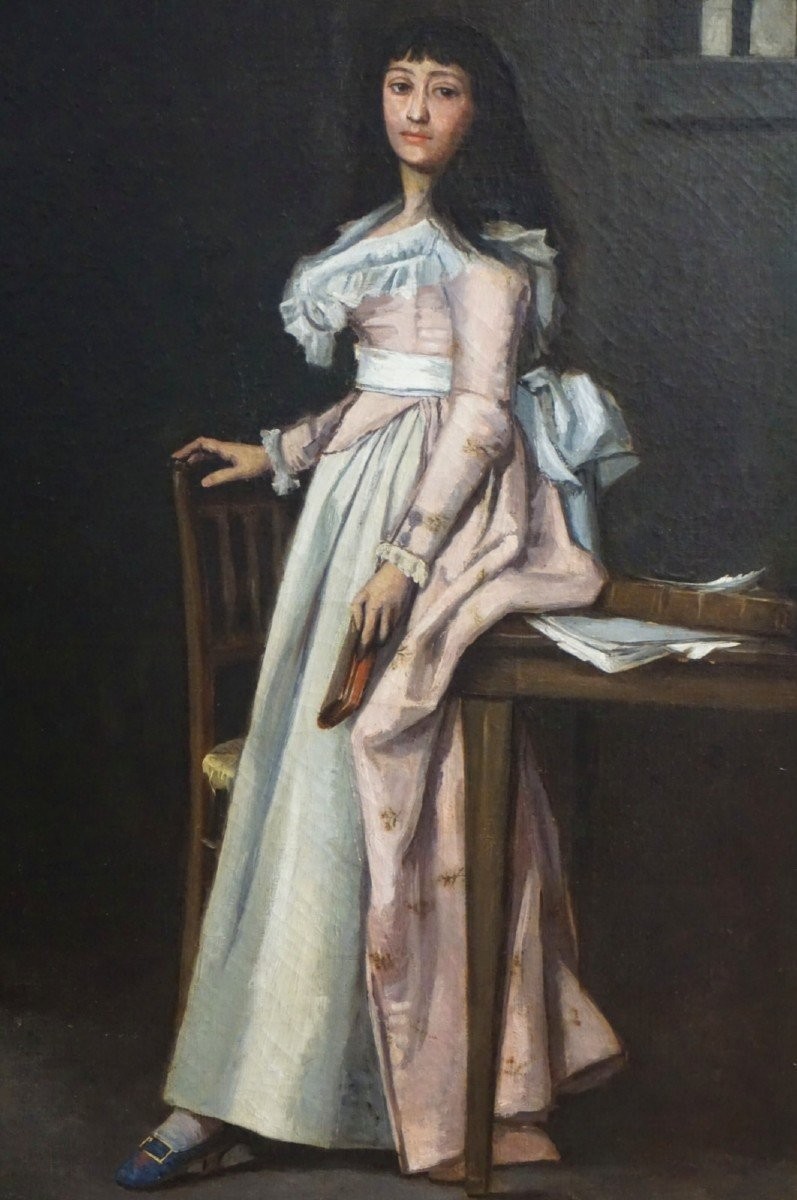 The Last Hours Of Captivity – Mme Manon Roland / Late 19th Century / After Jagoupil (1839–1883)