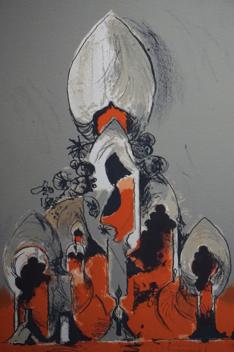 Graham Sutherland (1903–1980) / Original Litho Signed, Dedicated And Annotated Artist's Proof-photo-4
