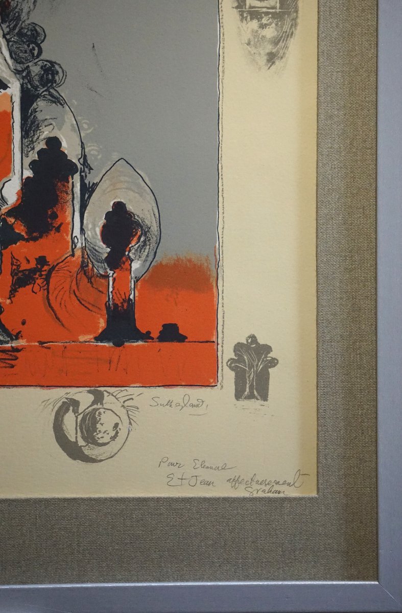 Graham Sutherland (1903–1980) / Original Litho Signed, Dedicated And Annotated Artist's Proof-photo-4