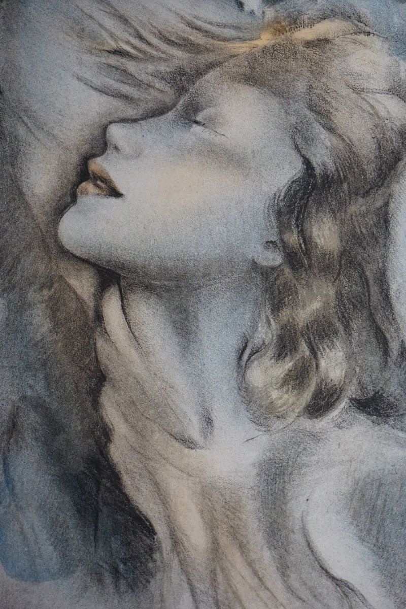 MARIETTE LYDIS (1887-1970) – JEUNE FILLE -lithographie numérotée et signée-1938-photo-3