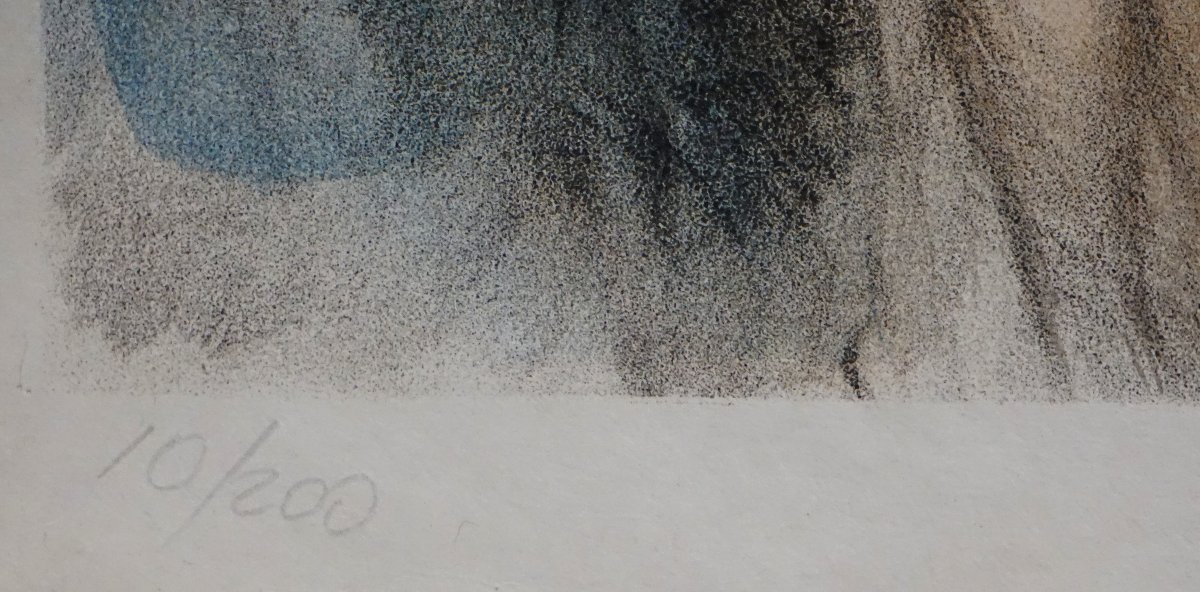MARIETTE LYDIS (1887-1970) – JEUNE FILLE -lithographie numérotée et signée-1938-photo-1