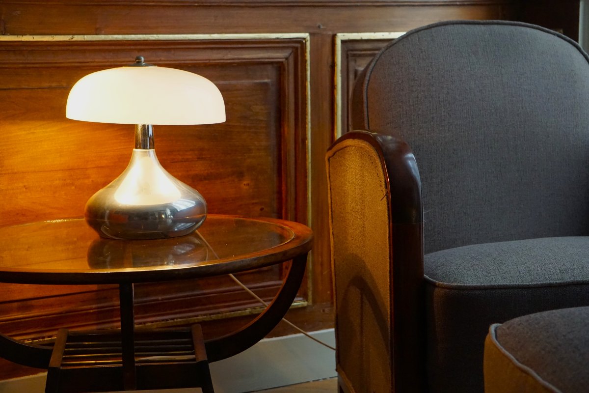 LAMPE DE TABLE – DESIGN SPACE AGE, RETRO-FUTURISTE / VINTAGE des années 1970-photo-2