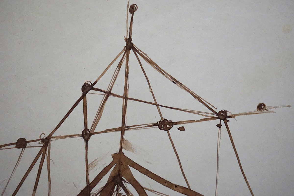 PAVEL TCHELITCHEW  (1898–1957) / ÉTUDE DE PERSPECTIVE / encre sur papier-photo-3