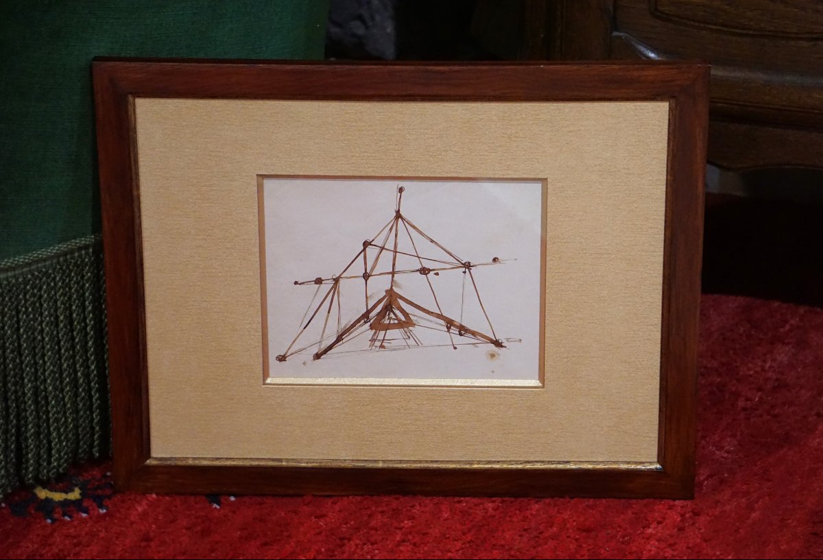 PAVEL TCHELITCHEW  (1898–1957) / ÉTUDE DE PERSPECTIVE / encre sur papier-photo-6