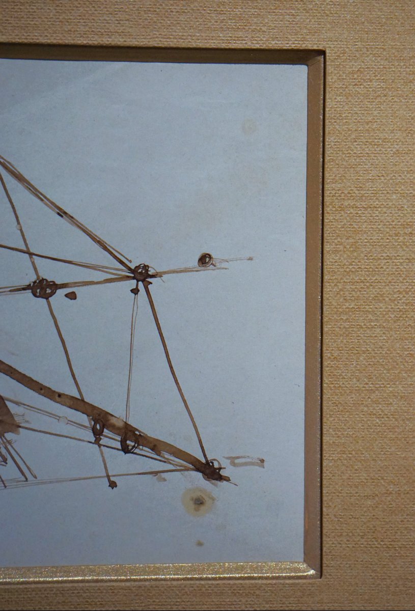 PAVEL TCHELITCHEW  (1898–1957) / ÉTUDE DE PERSPECTIVE / encre sur papier-photo-7