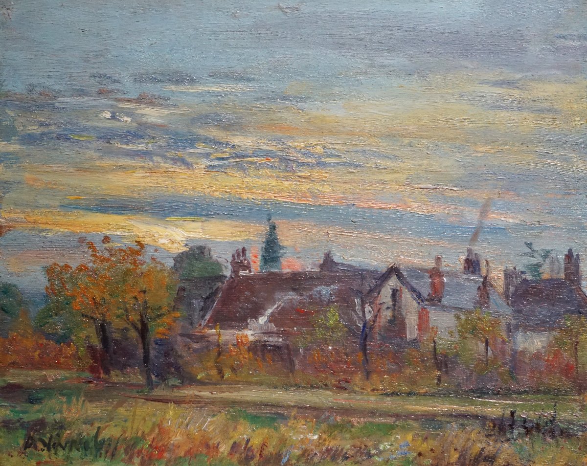 Lot de deux huiles par ANDRÉ-LÉON VIVREL (1886–1976)-photo-2