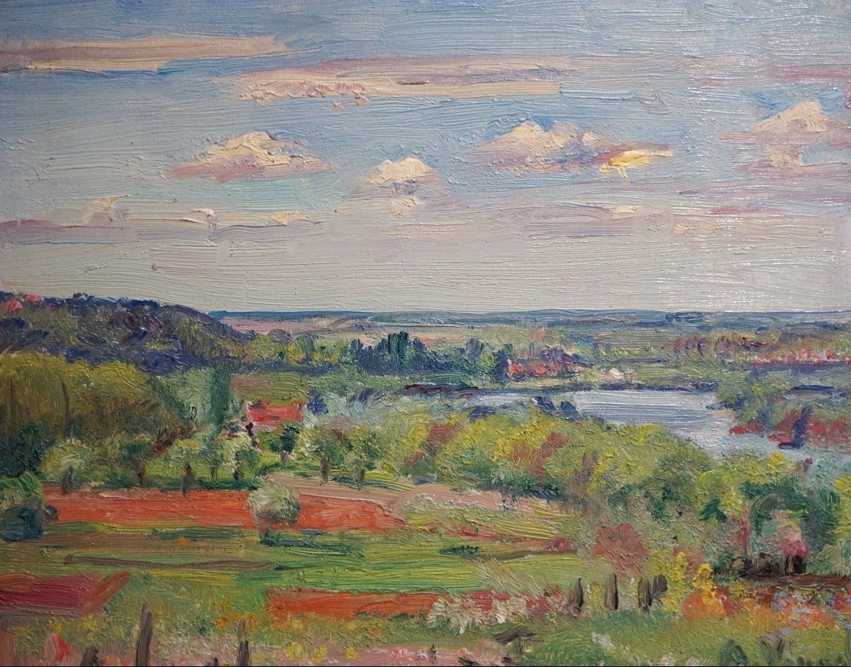 Lot de deux huiles par ANDRÉ-LÉON VIVREL (1886–1976)-photo-3