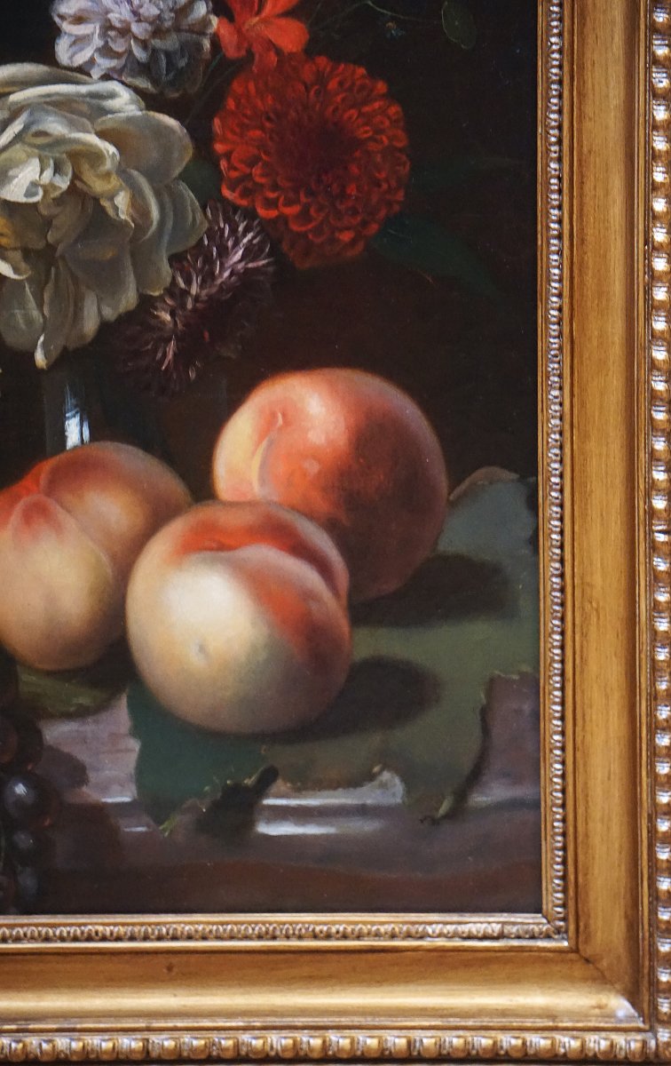 Circa 1850 / Still Life / French School / Oil On Canvas-photo-5