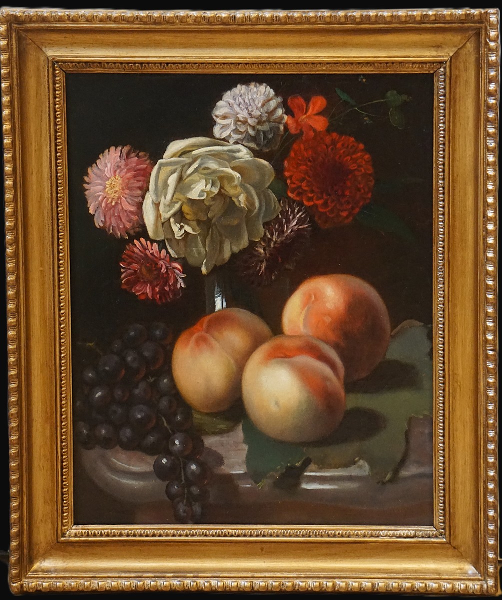 Circa 1850 / Still Life / French School / Oil On Canvas