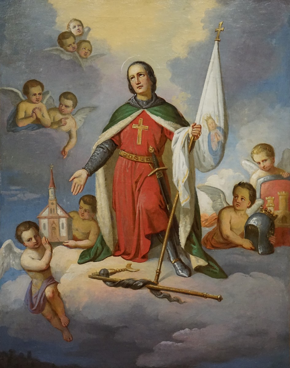 Apotheosis Of Saint Louis King Of France / Circa 1860 / Oil On Canvas