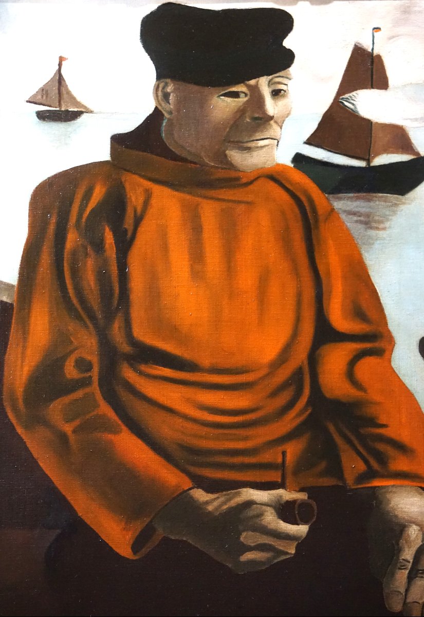 Marin, 1940 / Belgian Art / Flemish School / Oil On Canvas-photo-3