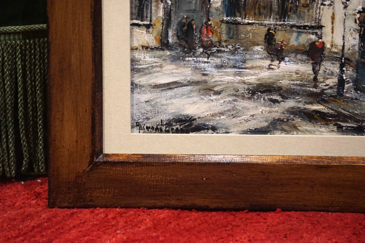 PARIS - MONTMARTRE / SAINT PIERRE / RAYMOND BESSE (1899-1969) / huile sur toile-photo-6