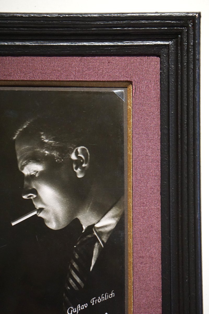 STUDIO UFA/ PORTRAIT ACTEUR GUSTAV FROHLICH circa 1930 /Ikonisches Schauspielerporträt, um 1930-photo-2